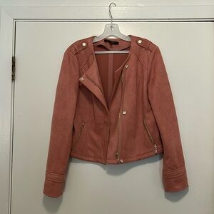 NWOT White House Black Market Suede Jacket